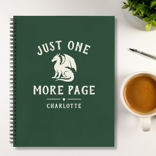 Stilvolles Notebook für Buchliebhaber mit Spruch Notizblock