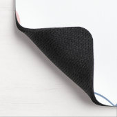 Stilvolles Notizbuch mit farbenfrohem Kreisdesign Mousepad (Ecke)