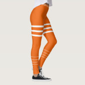 Stilvolles orangefarbenes Training Leggings (Rechts)