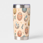 Stilvolles Ostermuster 20oz Thermal Tumbler Thermobecher (Vorderseite)
