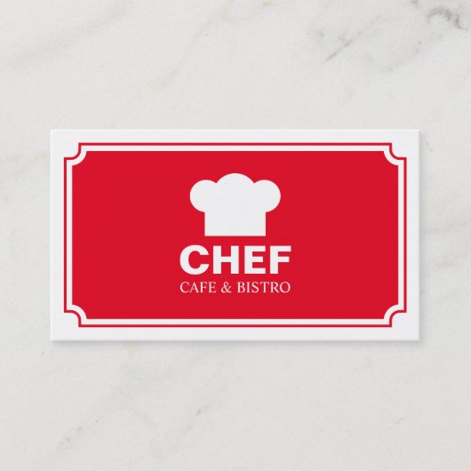 Stilvolles Panel - Rot Visitenkarte (Vorderseite)