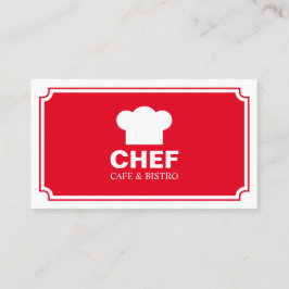 Stilvolles Panel - Rot Visitenkarte