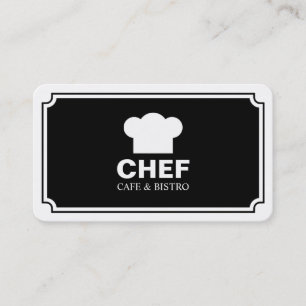 Stilvolles Panel - Schwarz (Eggshell) Visitenkarte