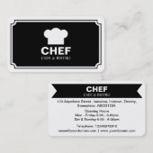 Stilvolles Panel - Schwarz (Eggshell) Visitenkarte (Vorne/Hinten)