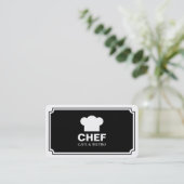 Stilvolles Panel - Schwarz (Eggshell) Visitenkarte (Stehend Vorderseite)