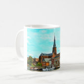 Stilvolles Panorama von Maastricht Kaffeetasse (Vorderseite Links)