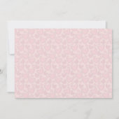 Stilvolles Party des Rosa Galentiner Tages Einladung (Rückseite)