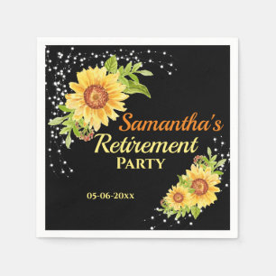 Stilvolles Party für die Ruhestätte Blumenblume Serviette