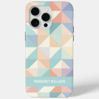 Stilvolles, pastellfarbenes geometrisches Muster