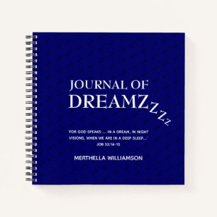 Stilvolles Personalisiertes Dream Journal Notizblock