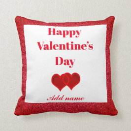 Stilvolles personalisiertes Geschenkkissen des Kissen