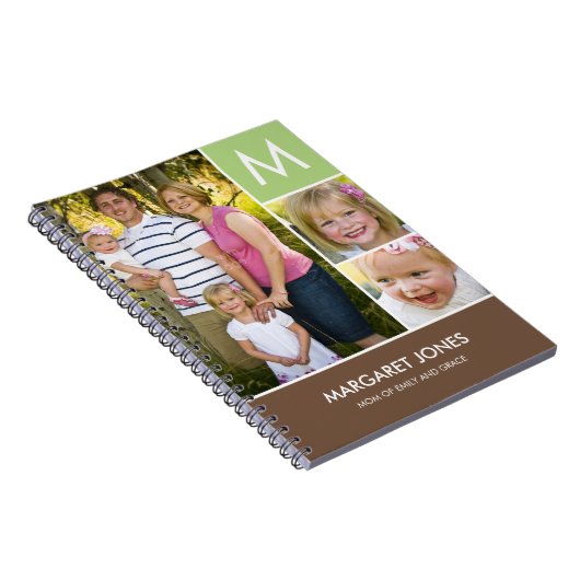 Stilvolles Personalisiertes Notebook Notizblock (Rechte Seite)