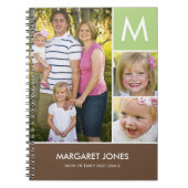 Stilvolles Personalisiertes Notebook Notizblock (Vorderseite)