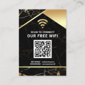 Stilvolles Personalisiertes QR-Code Visitenkarte (Vorderseite)