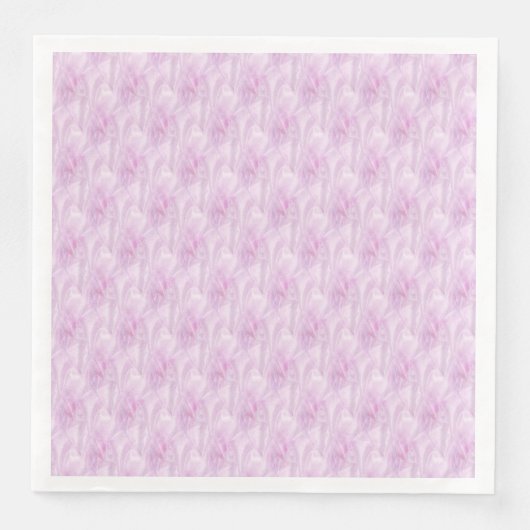 Stilvolles Pink Satin-Muster Serviette (Vorderseite)