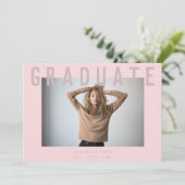 stilvolles pink-schicke Foto Ankündigung (Stehend Vorderseite)