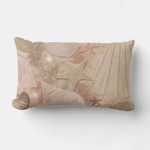 Stilvolles Pink Seashell Kissen