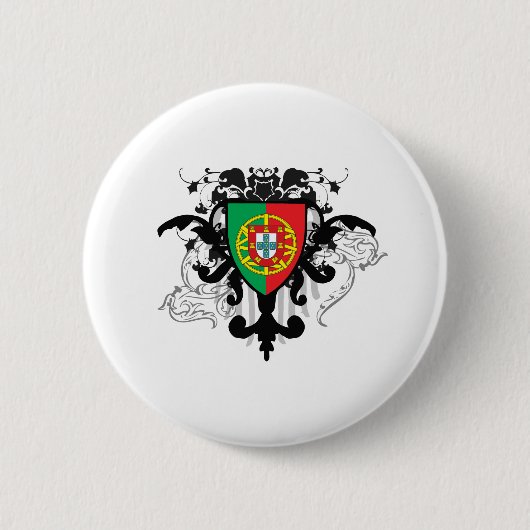 Stilvolles Portugal Button (Vorderseite)
