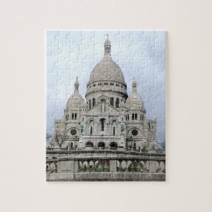 Stilvolles Puzzle mit Sacre Coeur de Paris
