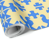 Stilvolles Puzzle Piece Muster Geschenkpapier (Rolleneckpunkt)