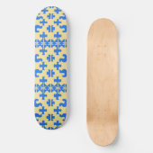Stilvolles Puzzle Piece Muster Skateboard (Vorderseite)