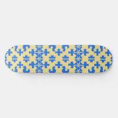 Stilvolles Puzzle Piece Muster Skateboard (Horizontal)
