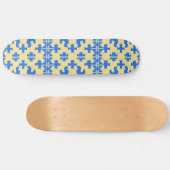 Stilvolles Puzzle Piece Muster Skateboard (Horizontal)