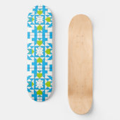 Stilvolles Puzzle Piece Muster Skateboard (Vorderseite)