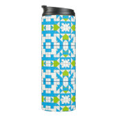 Stilvolles Puzzle Piece Muster Thermosbecher (Nach rechts gedreht)