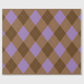 Stilvolles Raute Wrapping Paper Geschenkpapier (Flach)