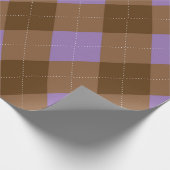 Stilvolles Raute Wrapping Paper Geschenkpapier (Ecke)