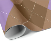 Stilvolles Raute Wrapping Paper Geschenkpapier (Rolleneckpunkt)