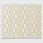 Stilvolles Retro Funky Abstrakte Wellen Kunst Must Geschenkpapier (Flach)
