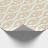 Stilvolles Retro Funky Abstrakte Wellen Kunst Must Geschenkpapier (Ecke)