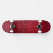 Stilvolles Retro-Grafik-Design Skateboard (Horizontal)
