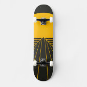 Stilvolles Retro-Grafik-Design Skateboard (Vorderseite)