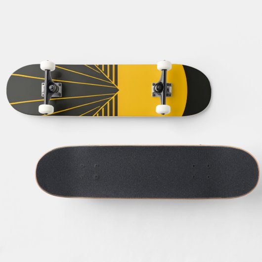 Stilvolles Retro-Grafik-Design Skateboard (Horizontal)