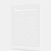 Stilvolles Retro-Hochzeitsset Acrylschild (Winkel)