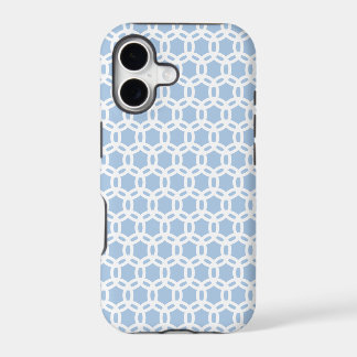 Stilvolles Retro-Muster Beruhigendes Blau