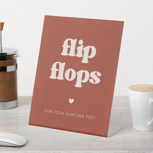 Stilvolles Retro Terracotta auf dem Monte Tamaro Sockelschild (In SItu)