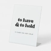 Stilvolles Retro, um Hochzeitsleder zu haben und z Sockelschild (Vorderseite)