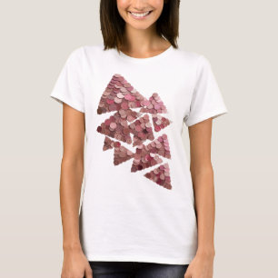 Stilvolles Rosa ABSTRACT ART Grafikdesign T-Shirt