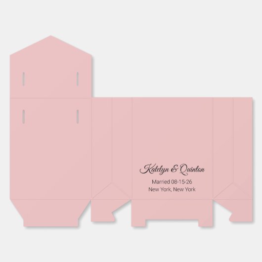 Stilvolles Rosa Geschenkschachtel (Ungefaltet)