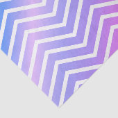 Stilvolles rosa lila blaues Ombre Zickzack Seidenpapier (Ausschnitt)