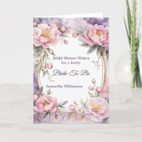 Stilvolles Rosa Peony Oval Frame Brautparty