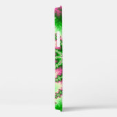 Stilvolles rosa und grünes Fraktal Case-Mate iPhone Hülle (Rückseite / Rechts)