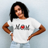 Stilvolles Rotes Herz Sketch : Liebe der Mama T-Shirt