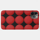 Stilvolles Rotes Muster Case-Mate iPhone Hülle (Rückseite (Horizontal))