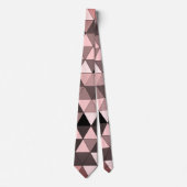 Stilvolles Sangria Brown & Pink Design Krawatte (Vorderseite)