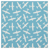 Stilvolles Schlichtes Muster Retro Blau Stoff (Muster)